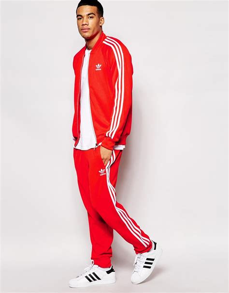 adidas trainingsanzug herren s|adidas originals anzug herren rot.